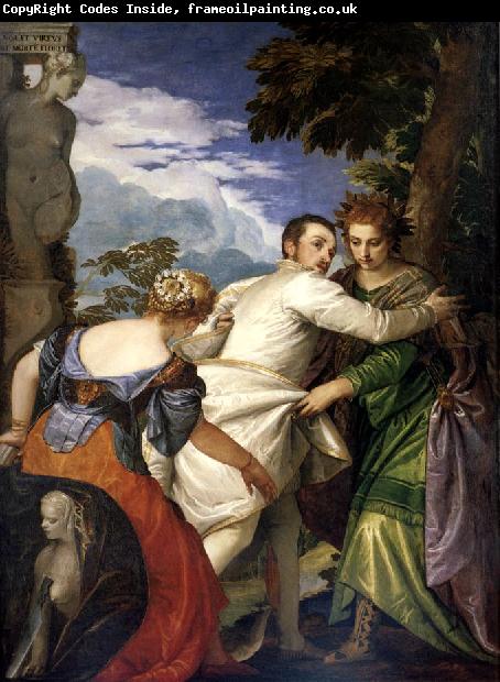 Paolo Veronese Allegory of virtue and vice
